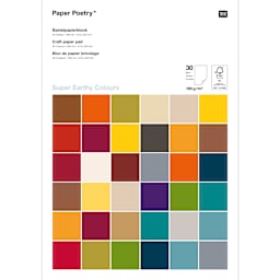 Rico Design Earthy Colors Pad - 160 gsm, 30 Sheets