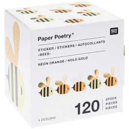 Sticker Rolls Bees Roll