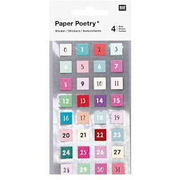 Sticker Sheet Sets Numbers 0-31 - 4 Shts./Pkg.