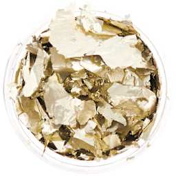 Resin Leaf Metal Flakes Light Gold