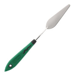Soft Grip Palette Knives Green - 13 - Peggable