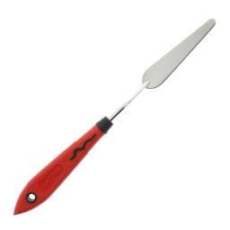 Soft Grip Palette Knives Red - 14 - Peggable