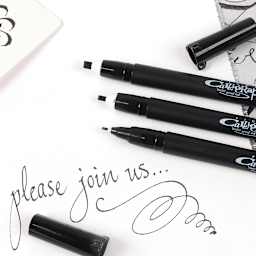 Pigma Calligrapher Pen Black - 2mm