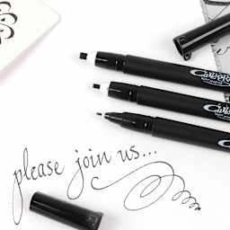 Pigma Calligrapher Pen Black - 3mm