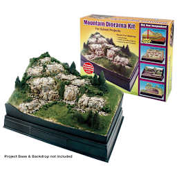 Scene-A-Rama Mountain Diorama Kit Volcano Tube included
