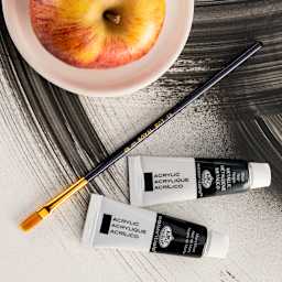 Royal Brush School Grade Brush, Golden Taklon Shader, 8