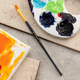 Royal Brush School Grade Brush, Golden Taklon Shader, 8