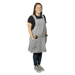 Blick Pinafore Apron (front, brushes not included)