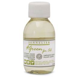 Green for Oil Mediums Brush Cleaner - 100ml/3.5 oz. Bottle