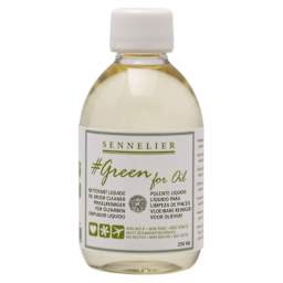 Green for Oil Mediums Brush Cleaner - 250ml/8.5 oz. Bottle