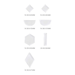 Silicone Molds Pendants Geometric - Outer Mould 4 x 21.5 cm