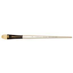 Robert Simmons Simply Simmons Long Handle Brush, Bristle Short Filbert, 12