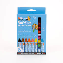 Softies Tri-Grip Crayons 8-Crayon Pack