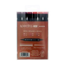 Spectra AD Marker Set 6-Marker Set - Reds