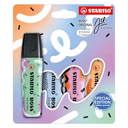 BOSS ORIGINAL Highlighters Set 4-Color Ju Schnee Wallet Set