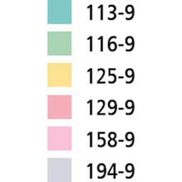 BOSS Mini Highlighter Set 6-Color Pastellove Set II (Hint of Mint, Touch of Turquoise, Pink Blush, Dusty Gray, Pale Orange, Frozen Fuchsia)