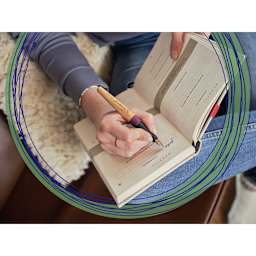 Grow Fountain & Ballpoint Pen Fountain Pen - Plum Red/Cherry