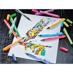 pointMax Pen 18-Pen ARTY Wallet Set - Peggable