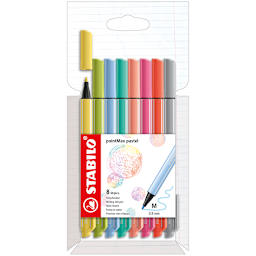 pointMax Pen 8-Pen Set - Pastel Colors - Peggable