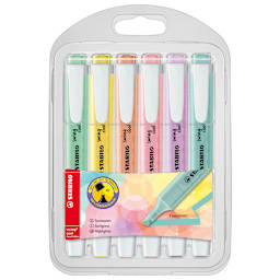 Stabilo Swing Cool Pastel Edition Highlighters Set of 6