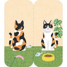 Standable Sticky Notes M Size - Cat