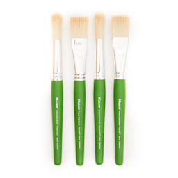 Micador jR. Future Kids Paint Brushes Set, 4-Brushes