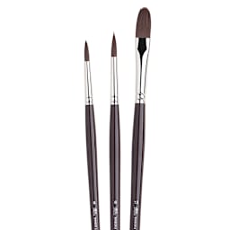Winsor & Newton Galeria Brush Set, Long Handle, 3-Brushes