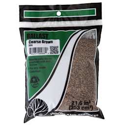 Ballast & Coal Ground Cover Coarse - Brown - Peggable
