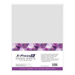 Stencil Sheets 8.5" x 11" 4 Shts./Pkg. - Peggable