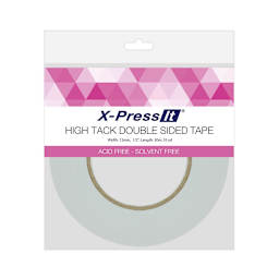 Double Sided Tissue Tape .5" x 55 yds. - Peggable - 3" Core