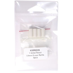 Yasutomo Erasers Pkg of 4, 0.9 mm