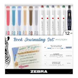 Zebra Book Journaling Set of 12, Mystery