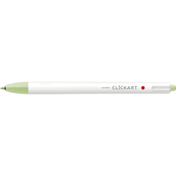 ClickArt Retractable Marker Pen Leaf Green