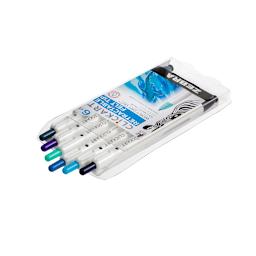 ClickArt Retractable Marker Pen 6-Pen Deep Sea Set
