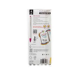 ClickArt Retractable Marker Pen 6-Pen Tie-Dye Set