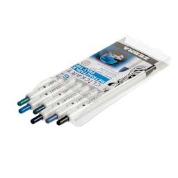 ClickArt Retractable Marker Pen 6-Pen Night Scape Set