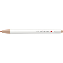ClickArt Retractable Marker Pen Cocoa Brown