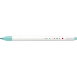 ClickArt Retractable Marker Pen Aqua Blue