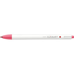 ClickArt Retractable Marker Pen Baby Red