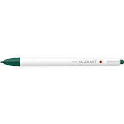 ClickArt Retractable Marker Pen Green Black