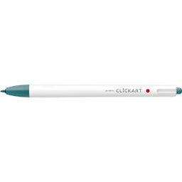 ClickArt Retractable Marker Pen Turquoise Blue