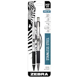 301 Ballpoint & Mechanical Pencil Set Black Ink - Peggable