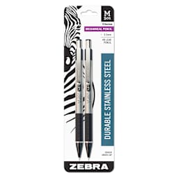 M-301 Mechanical Pencils .5mm Black - 2/Pkg. - Peggable
