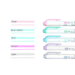Mildliner Double-Ended Highlighter Set 5-Color Top Sellers Set