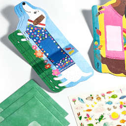 Tiny Tada! Note Cards & Sticker Set Playful Pups