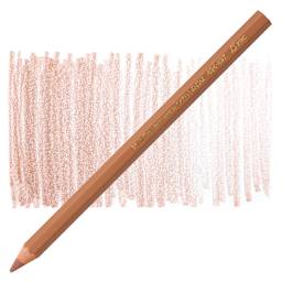 Caran d'Ache Colorblock Maxi Metallic Pencil - Bronze pencil and swatch