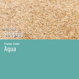 Diversified Spaces Fab-Lab Workbench - ShopTop Top, Aqua, 60" x 30" - colors