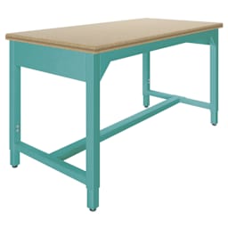 Diversified Spaces Fab-Lab Workbench - ShopTop Top, Aqua, 60" x 30"