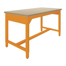 Diversified Spaces Fab-Lab Workbench - ShopTop Top, Carrot, 60" x 30"