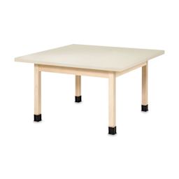 Diversified Spaces Four-Student Table - Laminate Top, Elementary Height